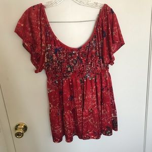 Free people baby doll blouse